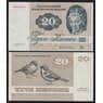 Дания 20 крон 1972 (1987) Р49g(1) UNC арт. 51455