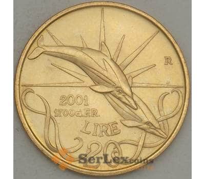 Монета Сан-Марино 20 лир 2001 UNC (n17.19) арт. 21497