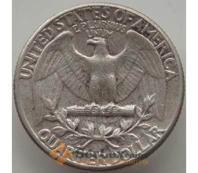 Монета США 25 центов квотер 1962 KM164 VF арт. 12274