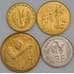Монета Западная Африка набор монет 5 10 25 50 франков 2010 (4 шт) UNC арт. 38792