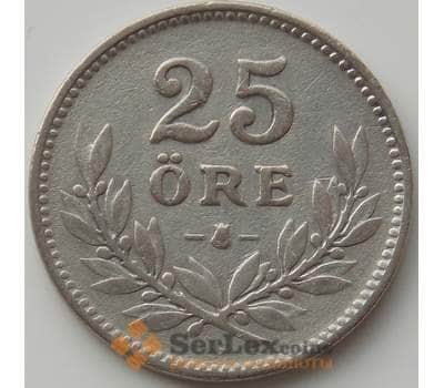 Монета Швеция 25 эре 1929 G КМ785 VF арт. 11877