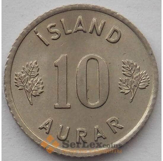 Исландия 10 эйре 1969 КМ10 UNC (J05.19) арт. 17605