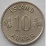 Исландия 10 эйре 1969 КМ10 UNC (J05.19) арт. 17605