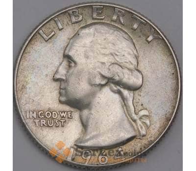 США монета 1/4 доллара 1964 D КМ164 AU арт. 43147
