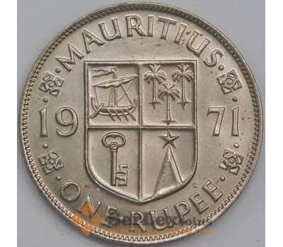 Маврикий 1 рупия 1971 КМ35 UNC арт. 40865