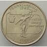США 25 центов 1999 P КМ295 aUNC Пенсильвания арт. 15427