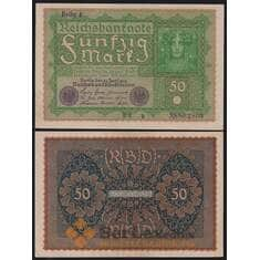 Германия 50 марок 1919 Р66(1) UNC арт. 49590