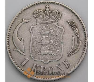 Дания 1 крона 1875 КМ797 VF арт. 49500