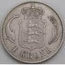 Дания 1 крона 1875 КМ797 VF арт. 49500