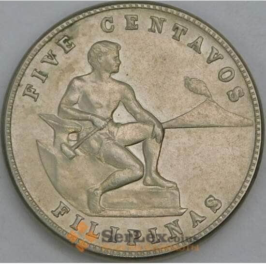Филиппины 5 сентаво 1944 КМ180а AU арт. 56203 Филиппины 5 сентаво 1944 КМ180а AU арт. 56203