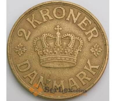 Дания монета 2 кроны 1925 КМ825 XF арт. 49520