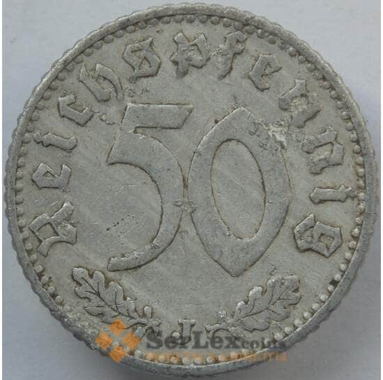 Германия 50 пфеннингов (рейхспфеннигов) 1939 J КМ96 VF (J05.19) арт. 14800