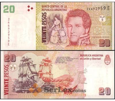Банкнота Аргентина 20 песо 2013 P355 UNC арт. 9914
