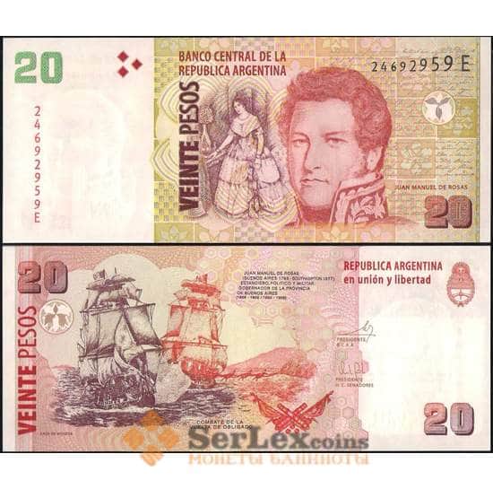 Аргентина банкнота 20 песо 2013 P355 UNC арт. 9914
