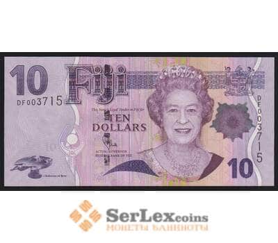 Фиджи 10 долларов ND 2011 Р111b UNC арт. 53959