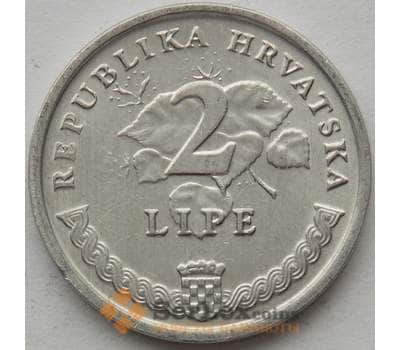 Монета Хорватия 2 липы 1993 КМ4 UNC (J05.19) арт. 15803