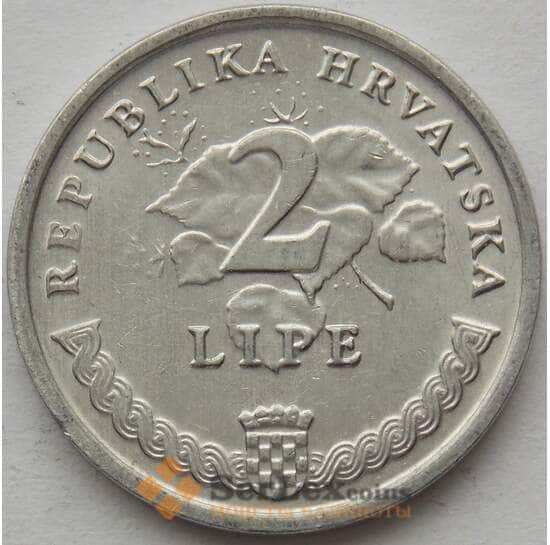 Хорватия 2 липы 1993 КМ4 UNC (J05.19) арт. 15803