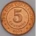 Никарагуа монета 5 сентаво 2002 КМ97 аUNC арт. 44802