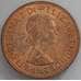 Монета Великобритания 1 пенни 1967 КМ897 aUNC арт. 16585