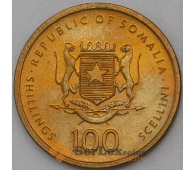 Монета Сомали 100 шиллингов 2002 КМ112 UNC арт. 27004