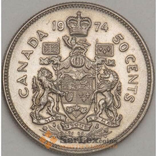 Канада 50 центов 1974 XF арт. 21721