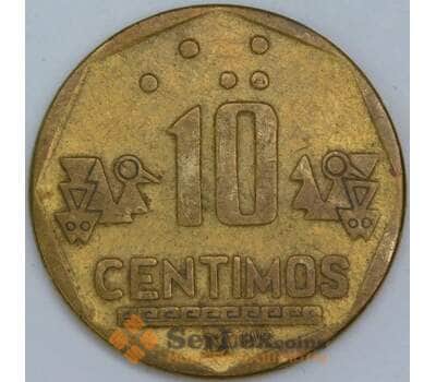 Перу 10 сентимо 1993 КМ305 VF арт. 57591