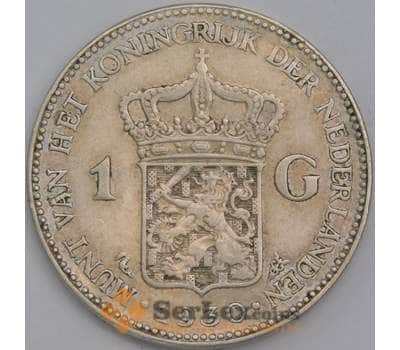 Нидерланды монета 1 гульден 1930 КМ161 VF арт. 43552