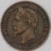 Монета Франция 5 сантимов 1862 ВВ КМ797 XF арт. 22737