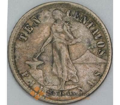 Филиппины 10 сентаво 1921 КМ169 VF арт. 56796