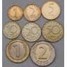 Болгария набор монет 1, 2, 5, 10, 20, 50 стотинок, 1, 2 лева 1999-2015 UNC арт. 37251