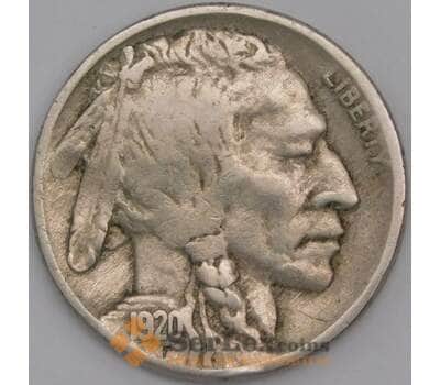 США монета 5 центов 1920 КМ134 VF+ арт. 43908