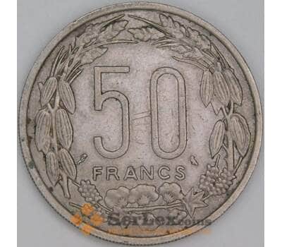 Экваториальная Африка 50 франков 1961 КМ3 XF арт. 54774