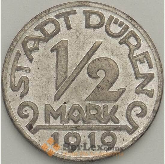 Германия Нотгельд 1/2 марки 1919 Дюрен (J05.19) арт. 18024