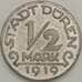 Германия Нотгельд 1/2 марки 1919 Дюрен (J05.19) арт. 18024