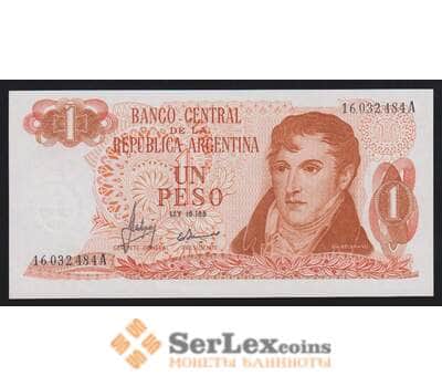Аргентина 1 песо ND 1970-1973 Р287(1) UNC арт. 54293
