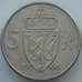 Монета Норвегия 5 крон 1966 КМ412 VF (J05.19) арт. 16322