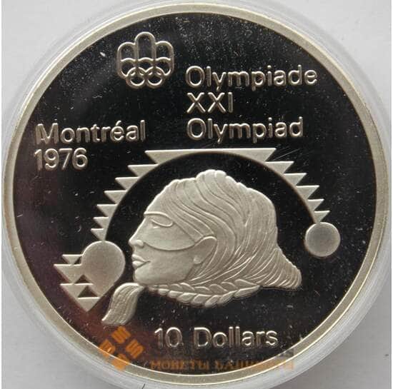 Канада 10 долларов 1975 Proof КМ103 Серебро Толкание ядра (J05.19) арт. 14829