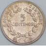 Коста-Рика 5 сентимо 1969 КМ184.2 XF арт. 57152