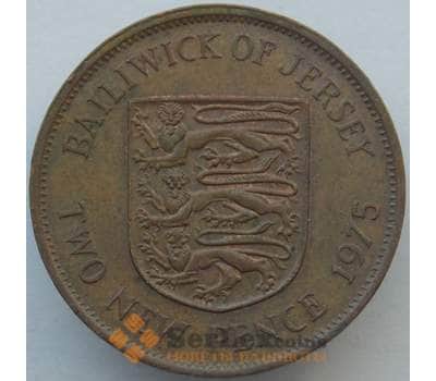 Монета Джерси 2 пенса 1975 КМ31 VF (J05.19) арт. 16388