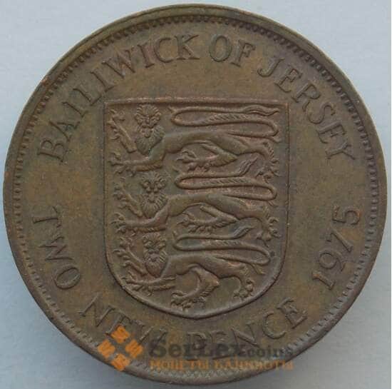 Джерси 2 пенса 1975 КМ31 VF (J05.19) арт. 16388