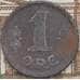 Монета Дания 1 эре 191* КМ812а F арт. 38923