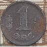 Дания 1 эре 191* КМ812а F арт. 38923