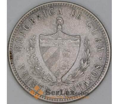 Куба 20 сентаво 1949 КМ13 XF арт. 53731