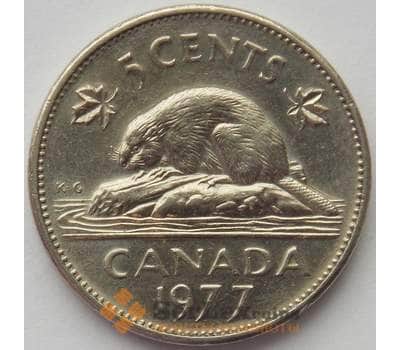 Монета Канада 5 центов 1977 КМ60.1 XF (J05.19) арт. 17049