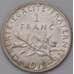 Монета Франция 1 франк 1919 КМ844.1 Серебро арт. 36950