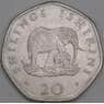 Танзания 20 шиллингов 1990 КМ27.1 VF арт. 55116