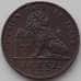 Монета Бельгия 1 сантим 1907 КМ33 VF+ арт. 13023