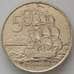 Монета Новая Зеландия 50 центов 2006 КМ119 AU Корабль Эндевор (J05.19) арт. 17226