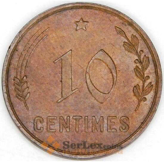 Люксембург 10 сантимов 1930 КМ41 AU арт. 39311