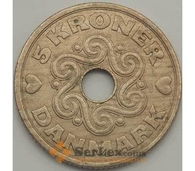 Монета Дания 5 крон 1990 КМ869 XF арт. 18768